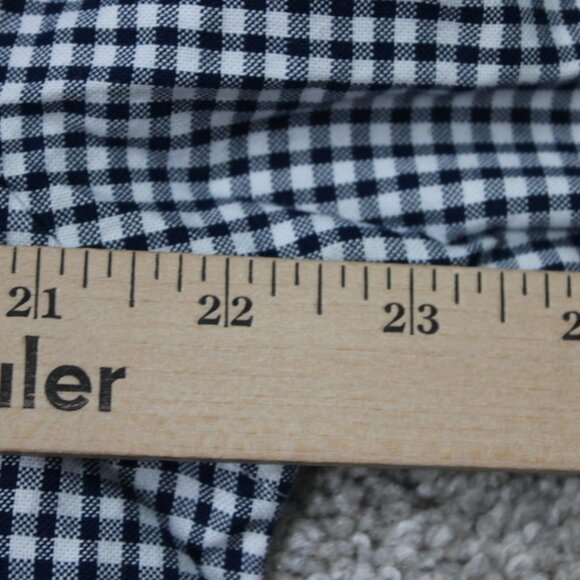 Banana Republic Oxford Shirt Mens Large Blue Untucked Fit Slim Fit Cotton L/S - Picture 12 of 14